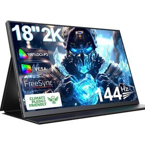 UPERFECT 2K 144Hz 18" Portable Gaming Monitor 2560x1600 QHD (1187)